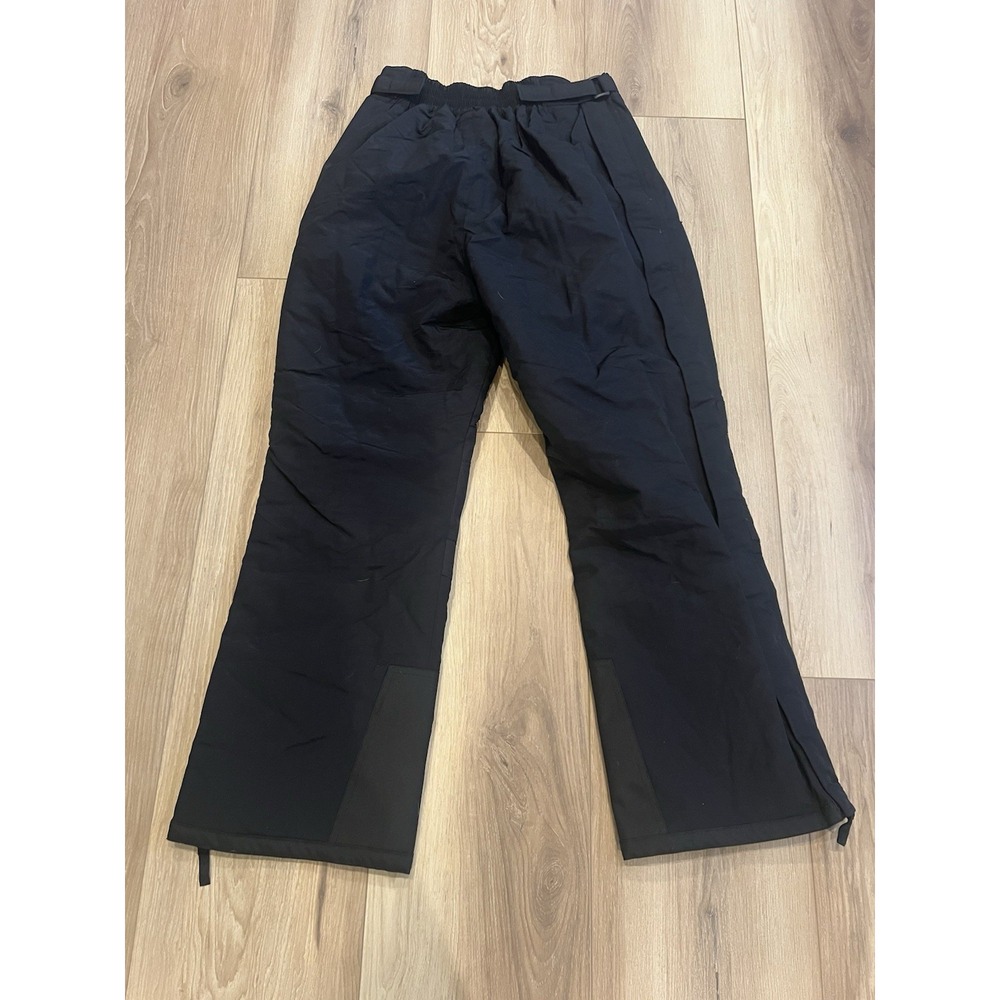 Rubicon Women's Medium Black Insulated Ski Snow Pants Nylon Adjustable Waist